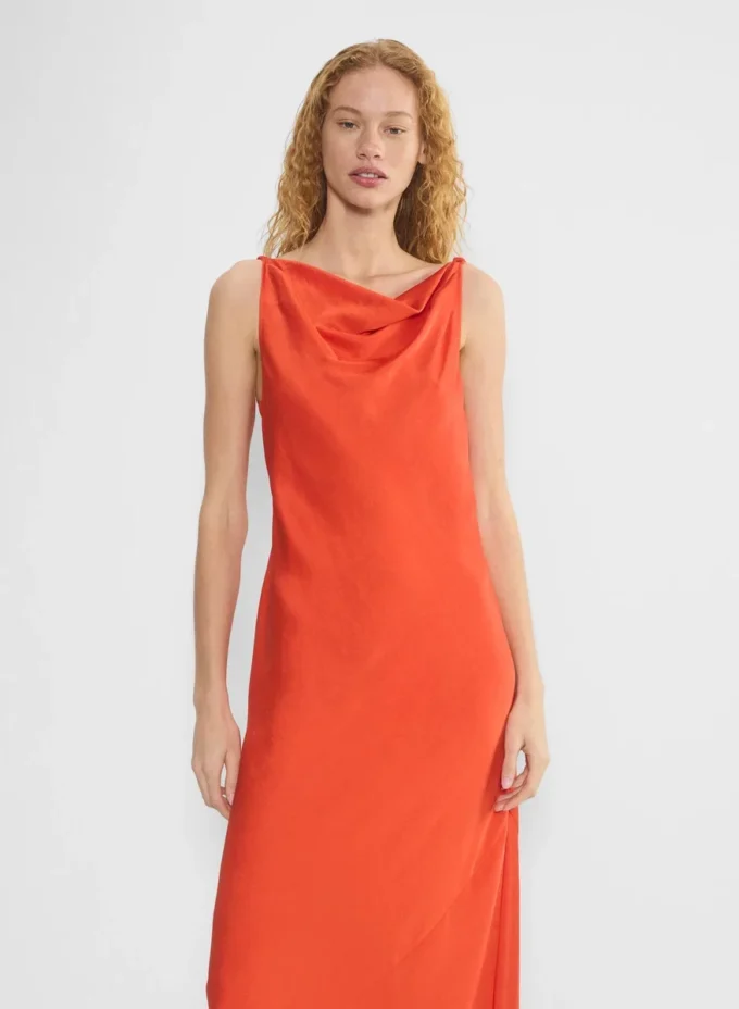 Vestido de satén Goddess