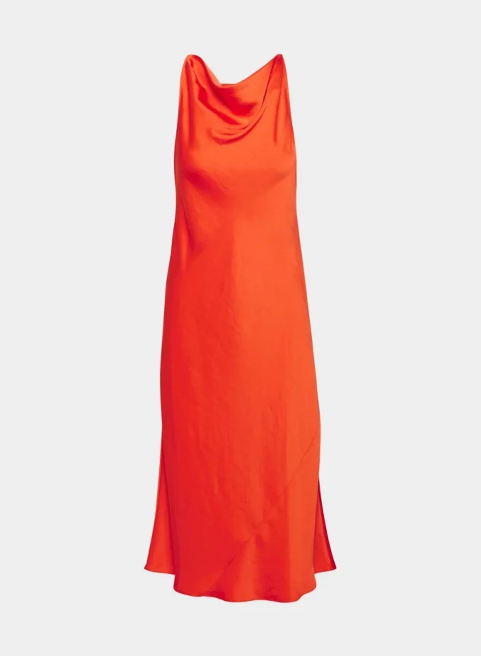 Vestido de satén Goddess