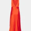 Vestido de satén Goddess