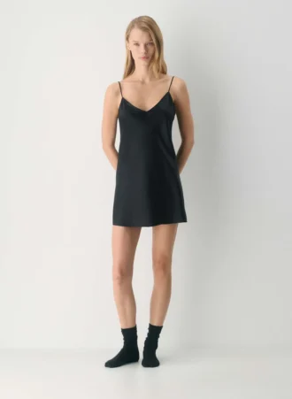 Vestido lencero de seda Nightside