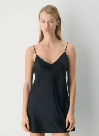 Vestido lencero de seda Nightside