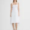 Vestido midi de popelín Martine Vestido midi de popelín Martine
