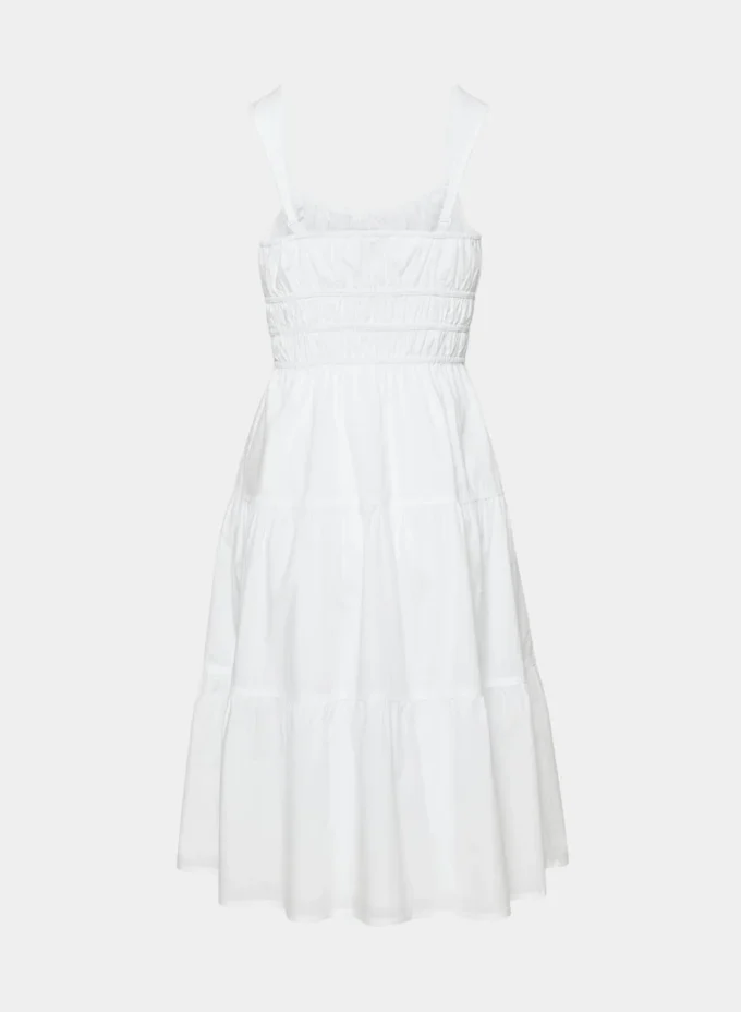 Vestido midi de popelín Martine Vestido midi de popelín Martine