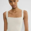 Vestido midi de satén con abertura de los años 90 Vestido midi de satén con abertura de los años 90