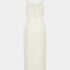 Vestido midi de satén con abertura de los años 90 Vestido midi de satén con abertura de los años 90