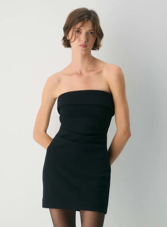 Vestido mini llamativo FigureKnit™ Vestido mini llamativo FigureKnit™