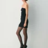 Vestido mini llamativo FigureKnit™ Vestido mini llamativo FigureKnit™