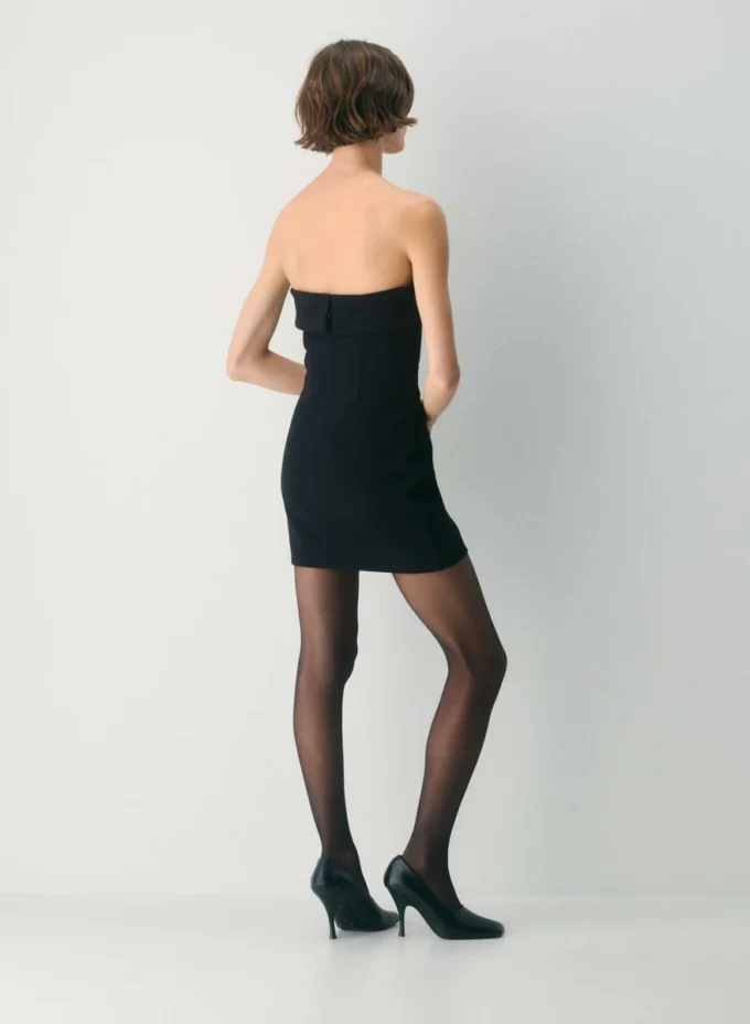 Vestido mini llamativo FigureKnit™ Vestido mini llamativo FigureKnit™