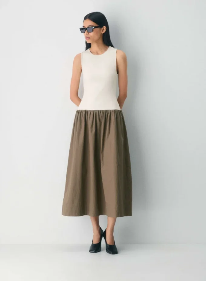 Vestido Worldly Poplin Vestido Worldly Poplin