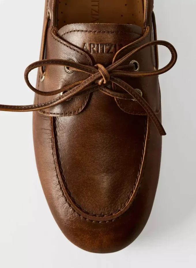 Zapatos náuticos estrechos Sperry x Aritzia – Cuero liso Zapatos náuticos estrechos Sperry x Aritzia – Cuero liso