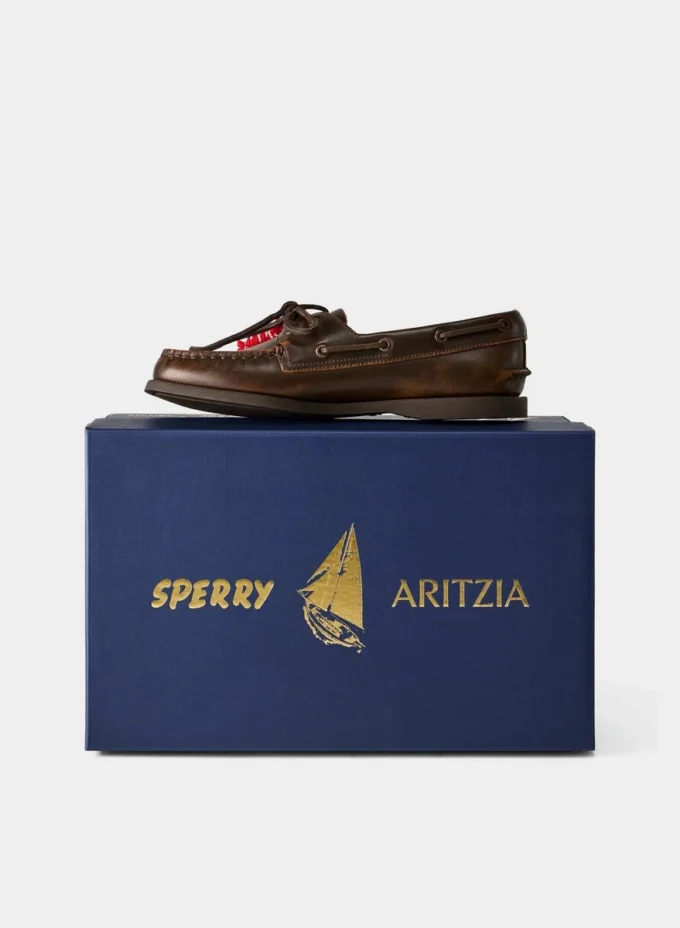 Zapatos náuticos Sperry x Aritzia AO – Cuero liso
