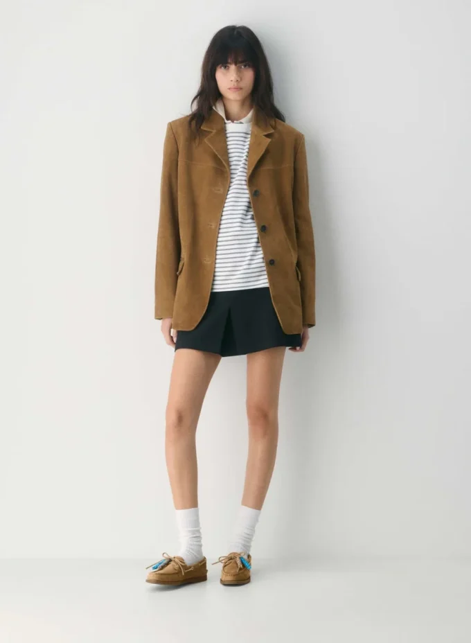 Zapatos náuticos Sperry x Aritzia AO – Cuero nobuk Zapatos náuticos Sperry x Aritzia AO – Cuero nobuk